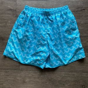 Uzzi Blue Wave Men’s Swim Trunks | Large